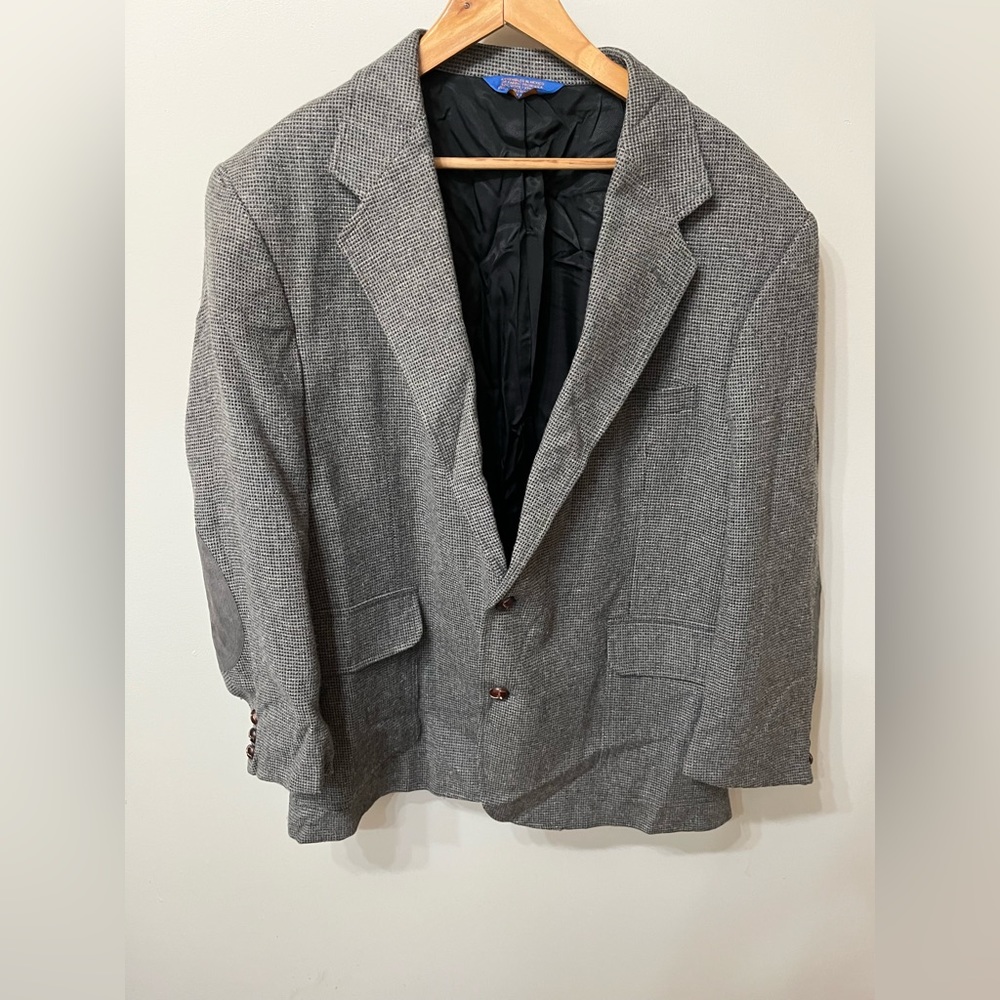 Pendleton Wood blend Gray Blazer Size 46